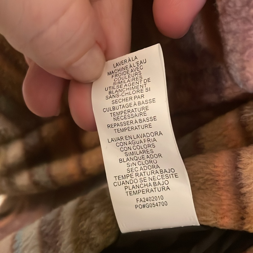 O’Neill Shanoh Rico Super Fleece Reversible Striped Multicolor Hooded Jacket - Picture 5 of 13